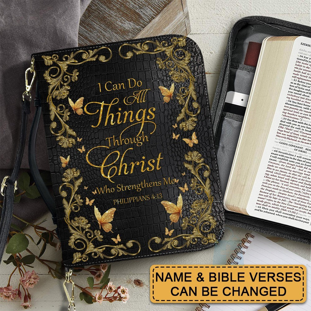 Personalized Bible Cover - I Can Do All Things
