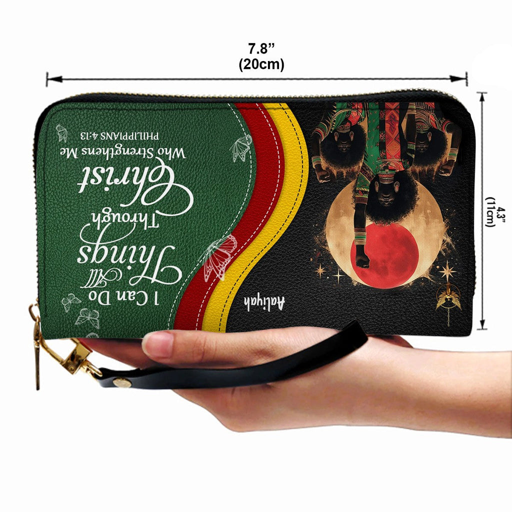 Custom Christian Leather Handbag & Wallet Set