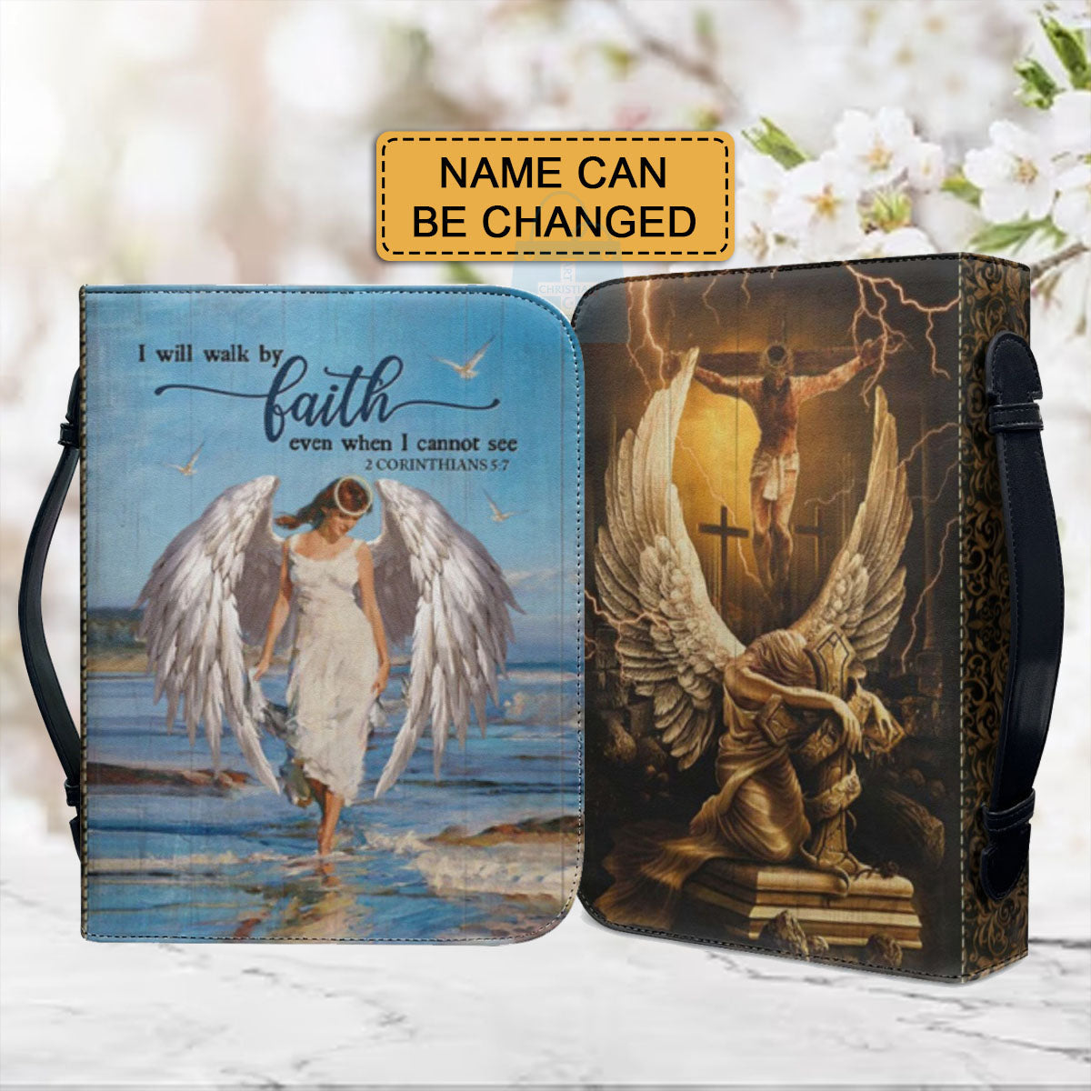 Walk By Faith Personalized Bible Cover