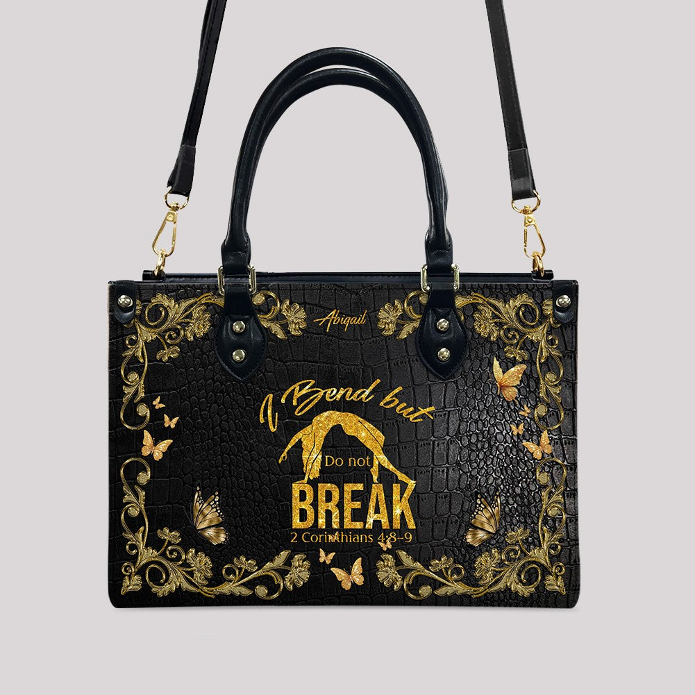 Personalized I Bend But Do Not Break Tote Bag