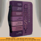 Personalized Name Meaning Bible Cover