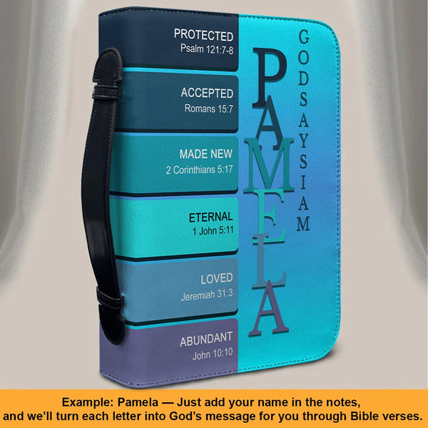 Personalized Name Meaning Bible Cover
