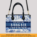 Personalized Bible Verse Leather Handbag