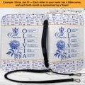 Personalized Birth Flower Leather Bible Cover