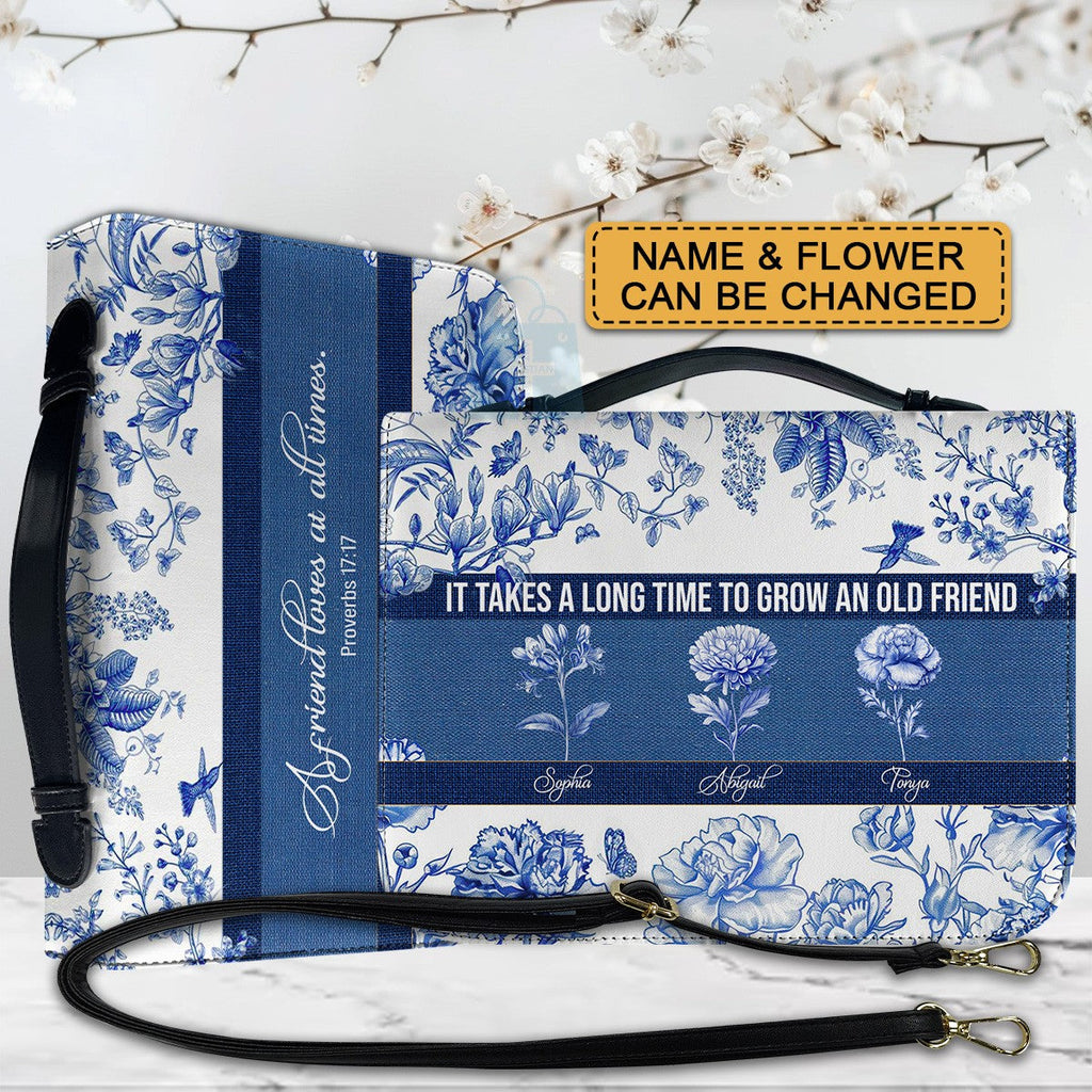 Personalized Birth Month Flower Bible Cover