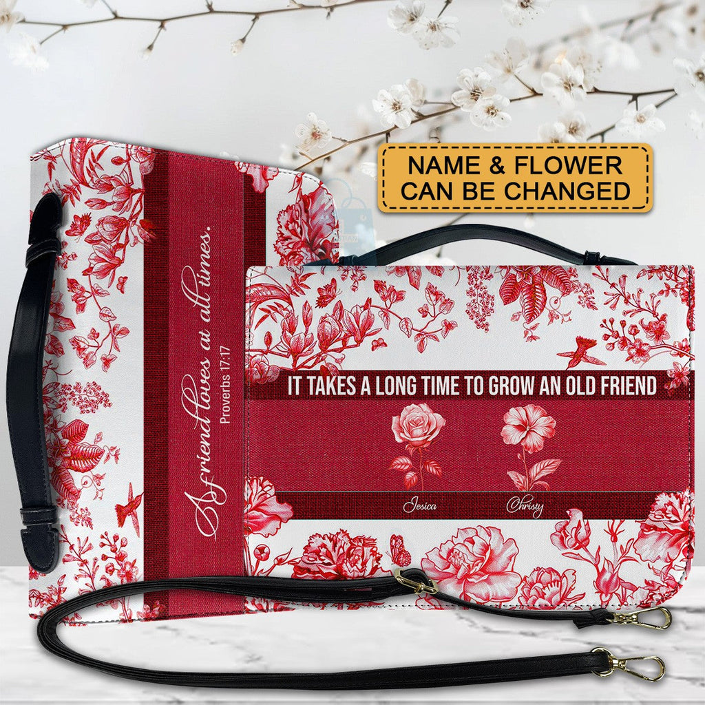 Personalized Birth Month Flower Bible Cover