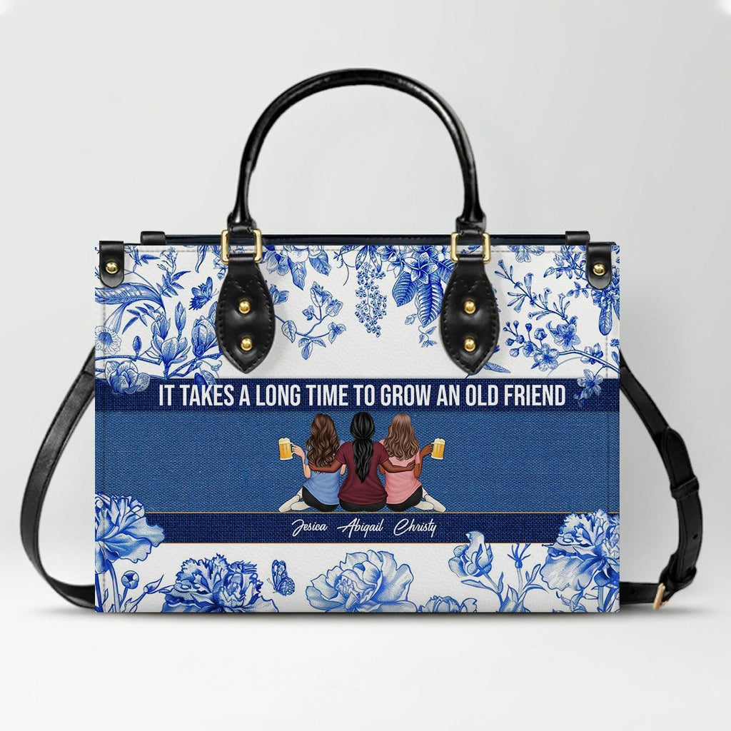 Personalized Bible Verse Leather Handbag