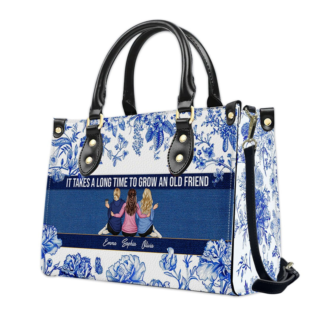 Personalized Bible Verse Leather Handbag