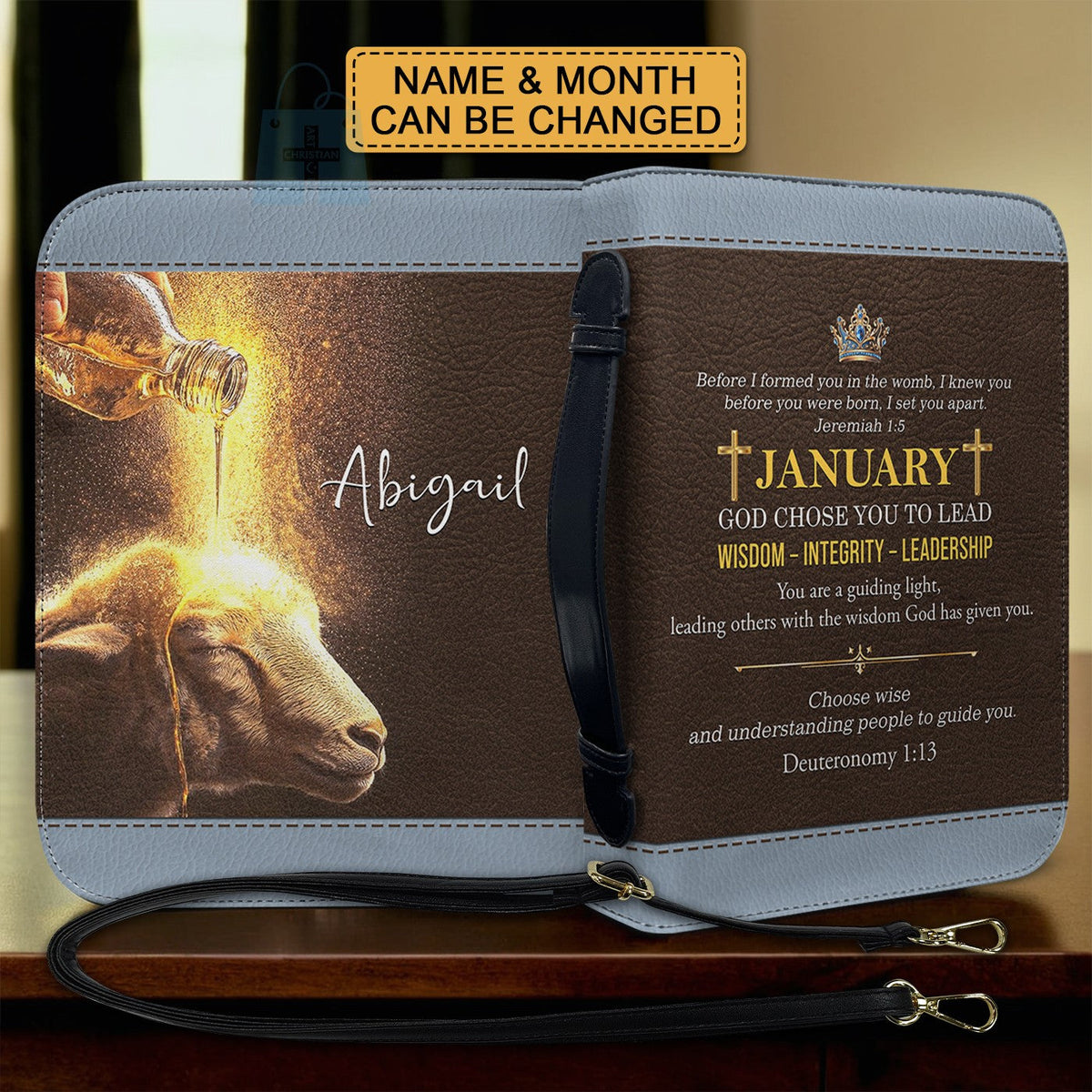 Personalized Birth Month Prophecy Bible Cover