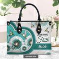Just Have Faith Hummingbird Leather Handbag