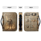 Personalized Armor of God Leather Bible Cover