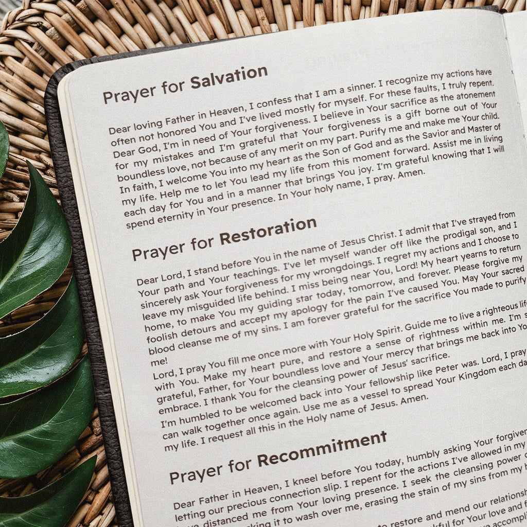 Philippians 4:13 Leather Prayer Journal
