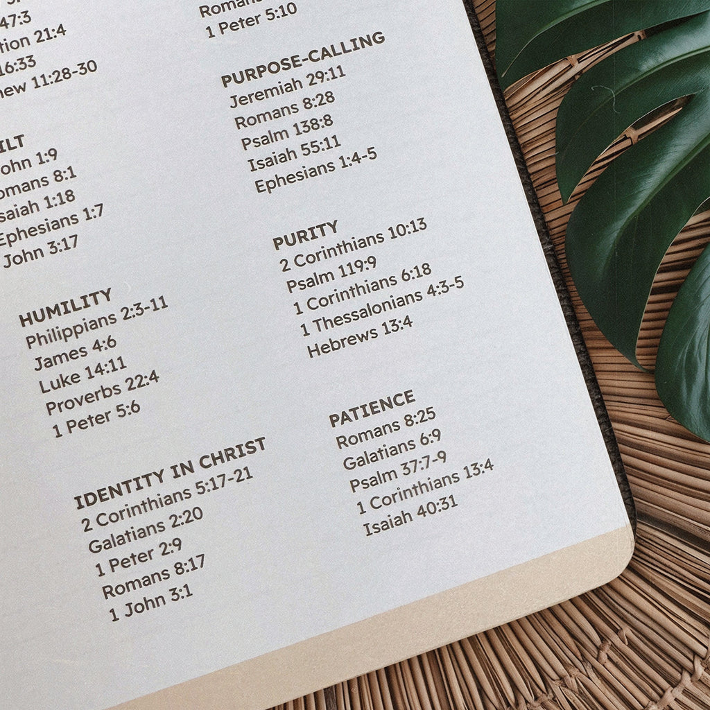 Philippians 4:13 Leather Prayer Journal