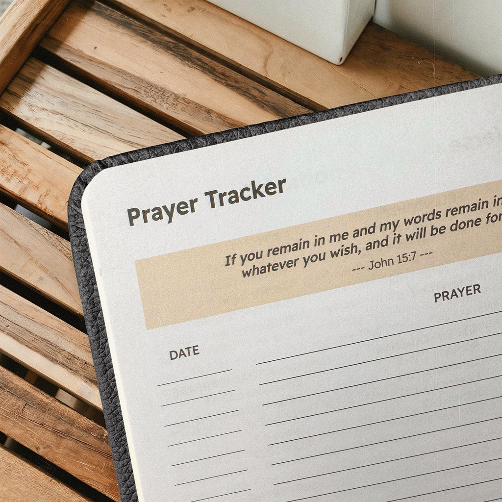 Philippians 4:13 Leather Prayer Journal