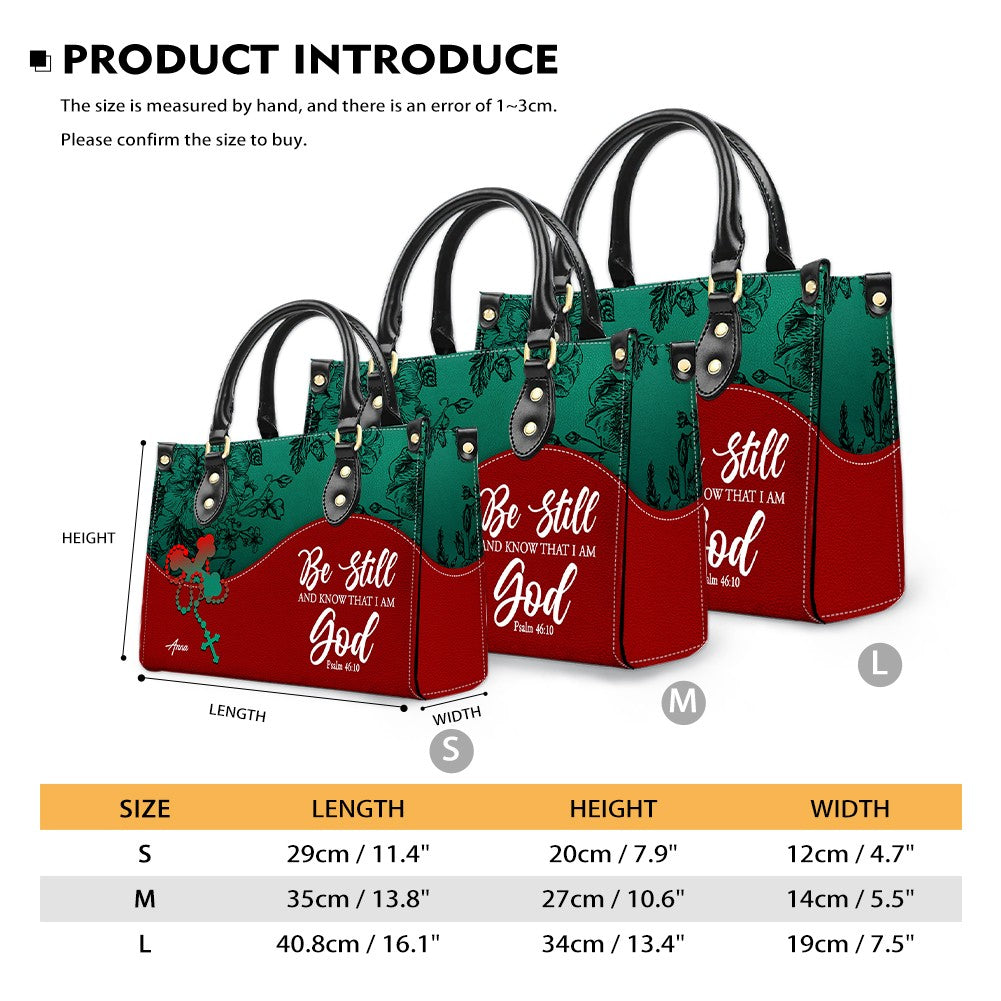 Personalized Christian Leather Handbag