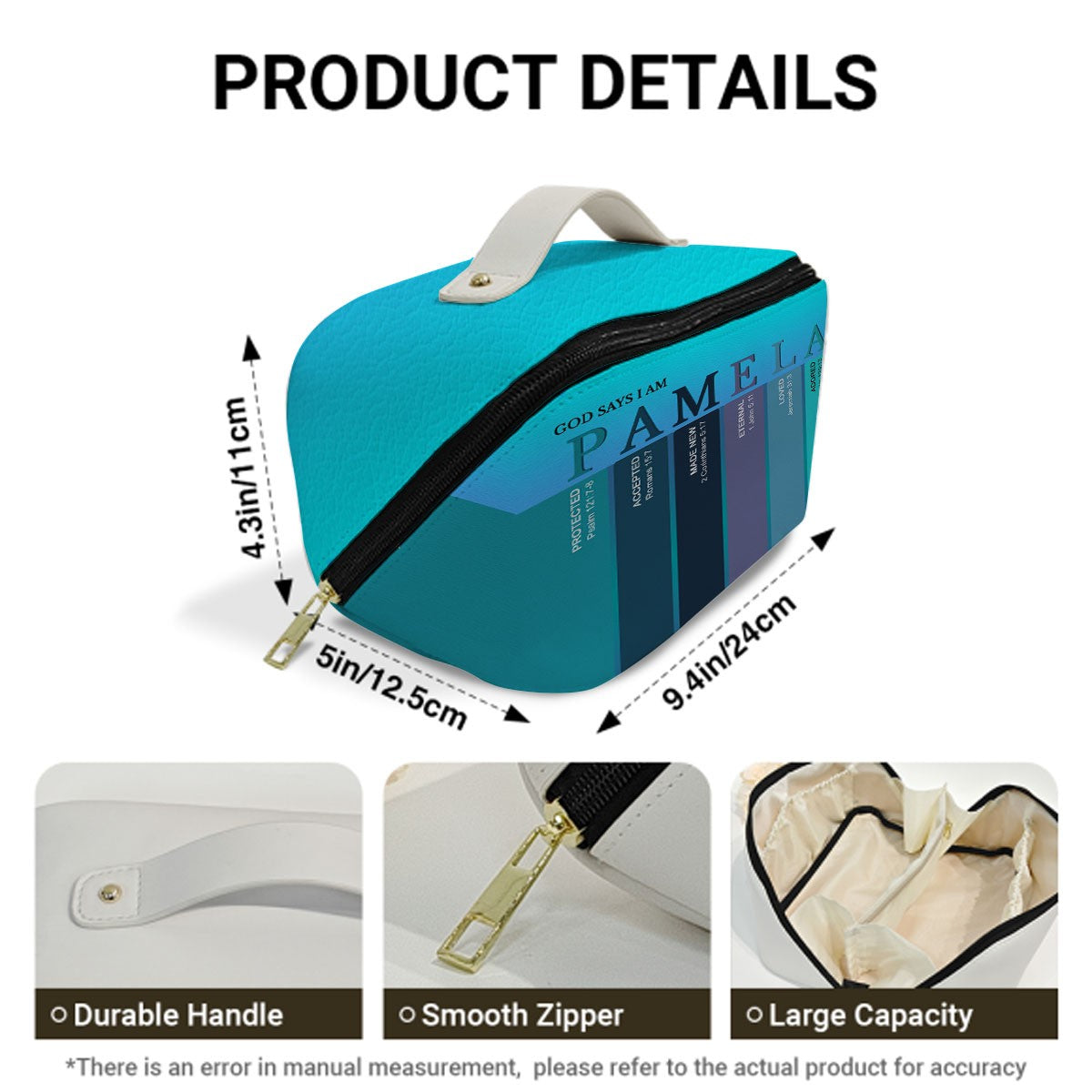 Personalized Christian Leather Handbag