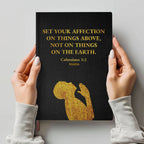 Personalized "Psalm 121" Leather Prayer Notebook