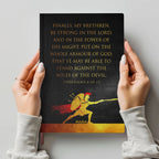 Personalized "Psalm 121" Leather Prayer Notebook