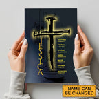 Personalized "God Says I Am" Leather Prayer Journal