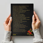 Personalized "Psalm 121" Leather Prayer Notebook