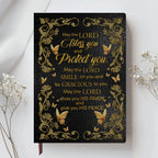 Personalized "May The Lord Bless You" Leather Journal