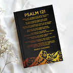 Personalized "Psalm 121" Leather Prayer Notebook