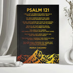 Personalized "Psalm 121" Leather Prayer Notebook