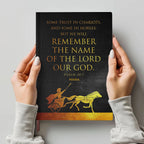 Personalized "Psalm 121" Leather Prayer Notebook