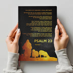 Personalized "Psalm 121" Leather Prayer Notebook