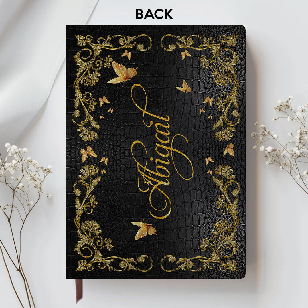 Personalized "May The Lord Bless You" Leather Journal