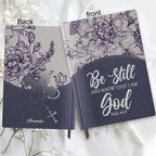 Personalized Purple "Strength & Dignity" Leather Journal