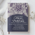 Personalized Purple "Strength & Dignity" Leather Journal