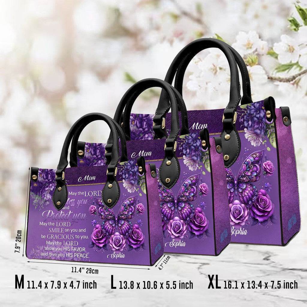 Custom Engraved Christian Leather Handbag