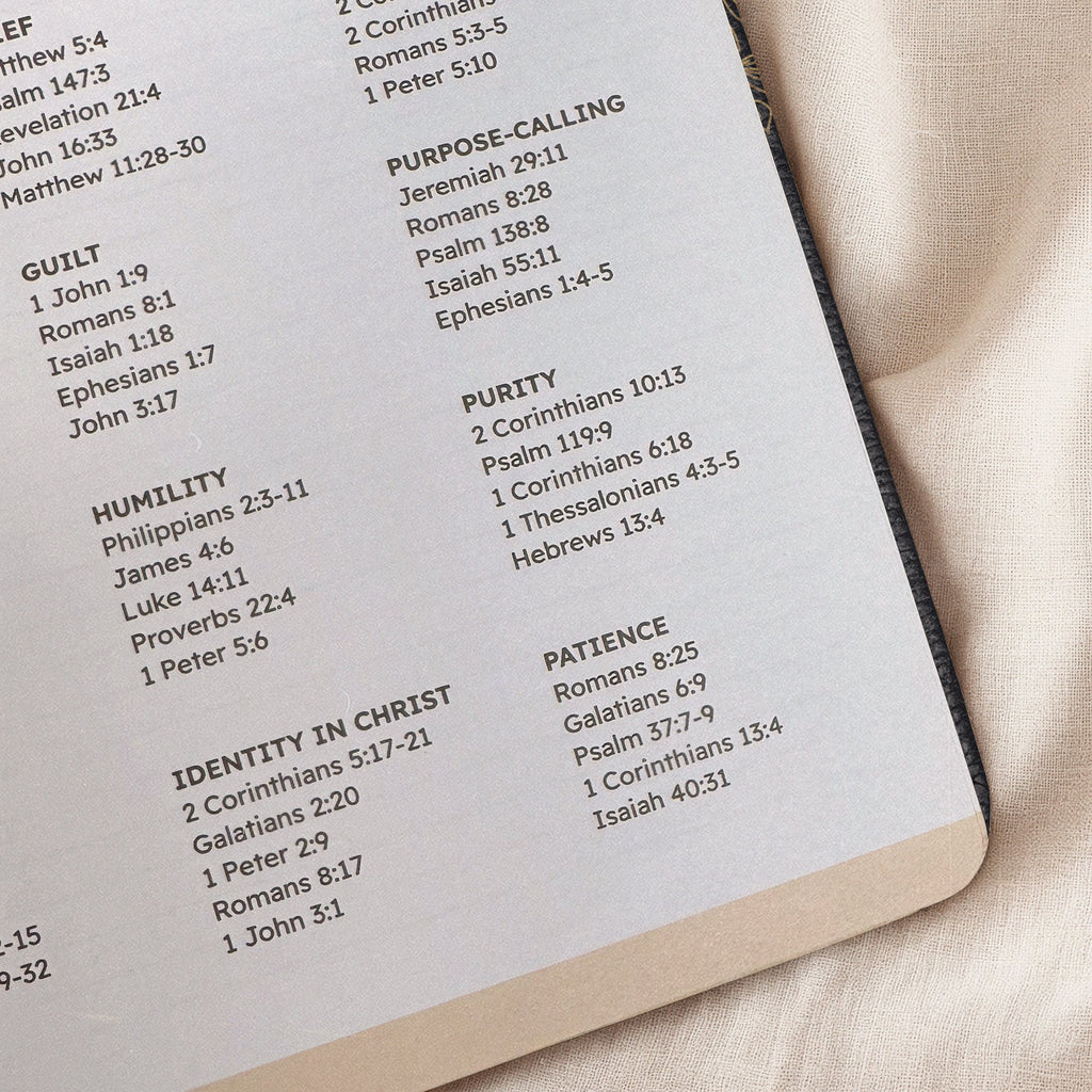Treasured Proverbs 3:5 Leather Prayer Journal