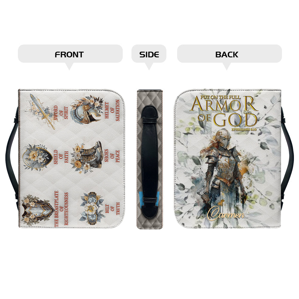 Personalized Armor of God Bible Cover