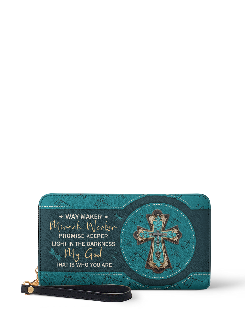 Scenic Lighthouse Nautical Travel Wallet