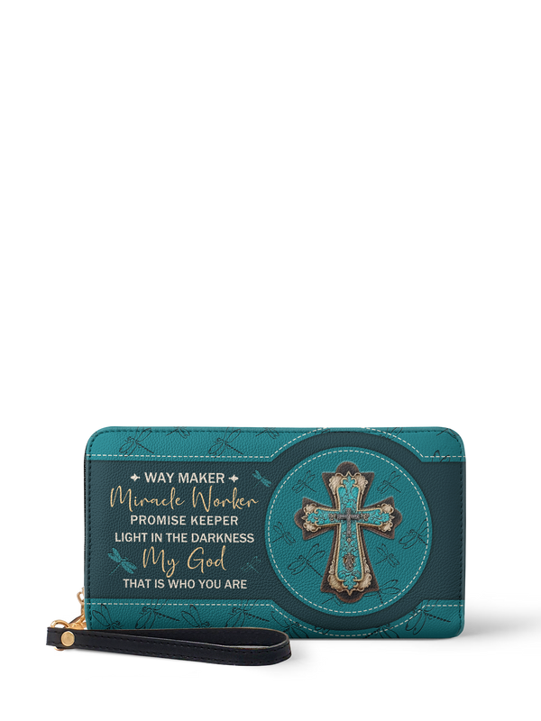 Scenic Lighthouse Nautical Travel Wallet
