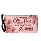 Personalized Pink Tulip Christian Handbag Set