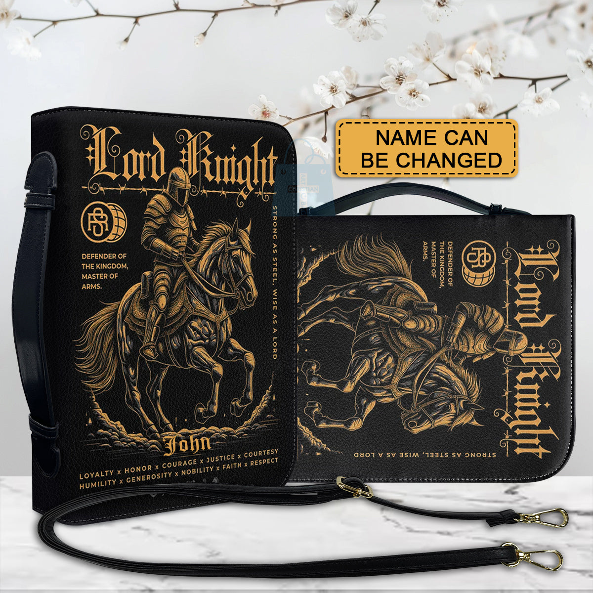 Personalized Lord Knight Ephesians Bible Cover