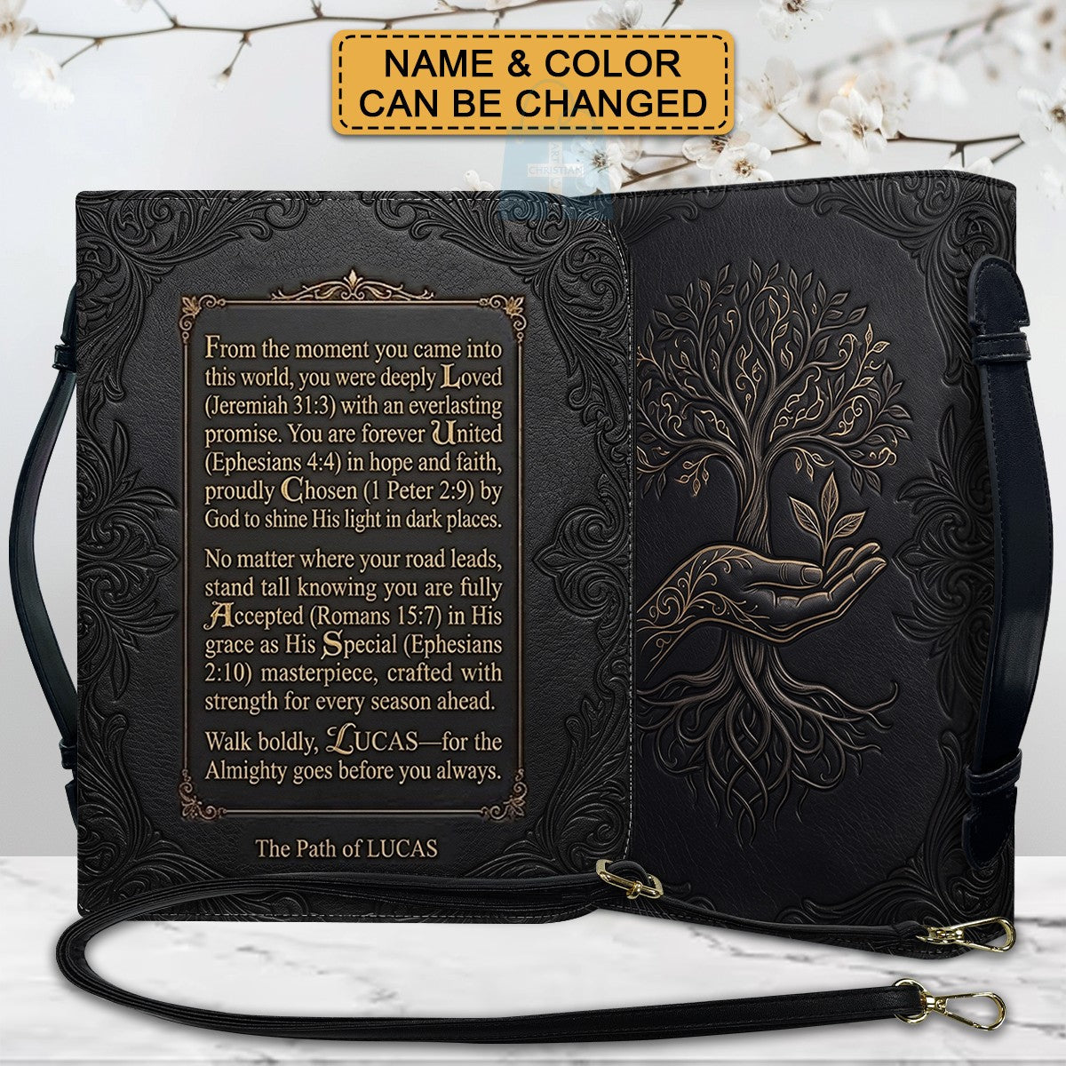 Personalized Name Acrostic Bible Cover
