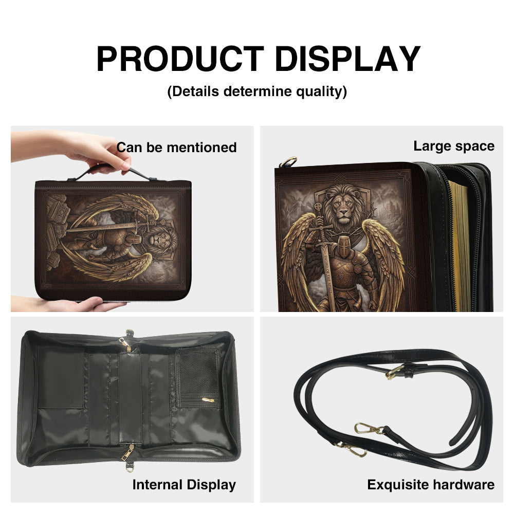 Personalized Warrior of God Bible Cover for Men