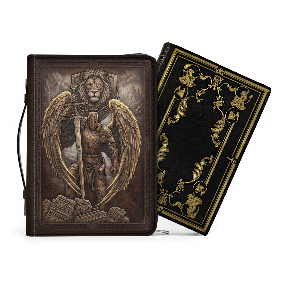 Personalized Warrior of God Bible Cover for Men