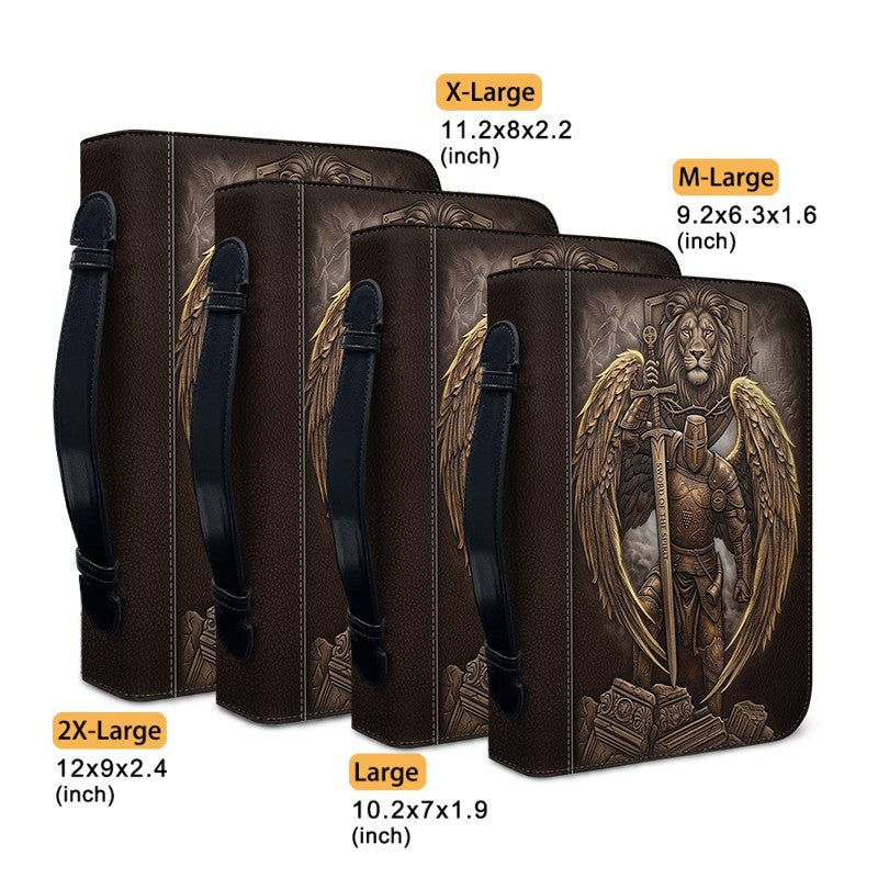 Personalized Warrior of God Bible Cover for Men