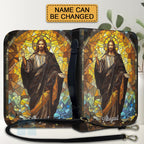 Personalized Name Faux Leather Bible Cover