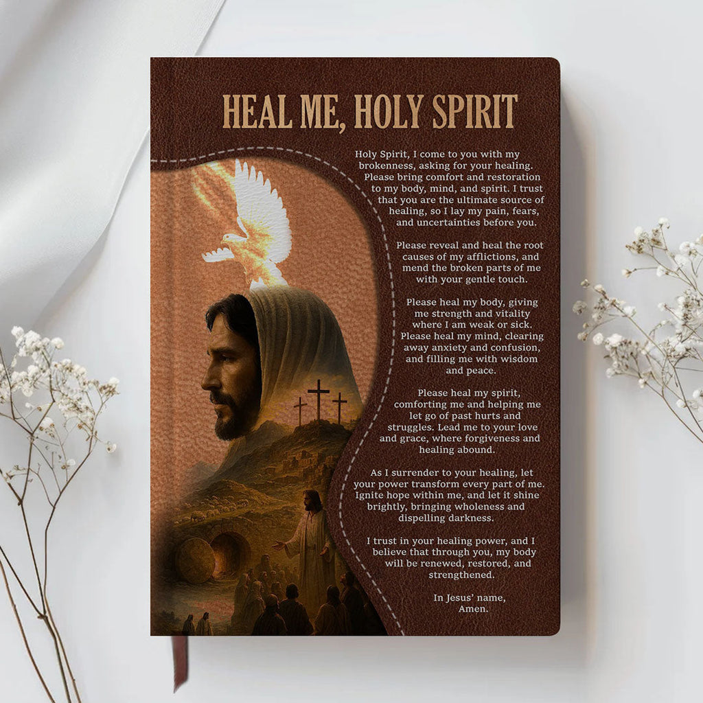 Personalized "Spiritual Warfare Prayers" Leather Journal