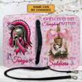 Cancer Warrior Faith Personalized Bible Cover