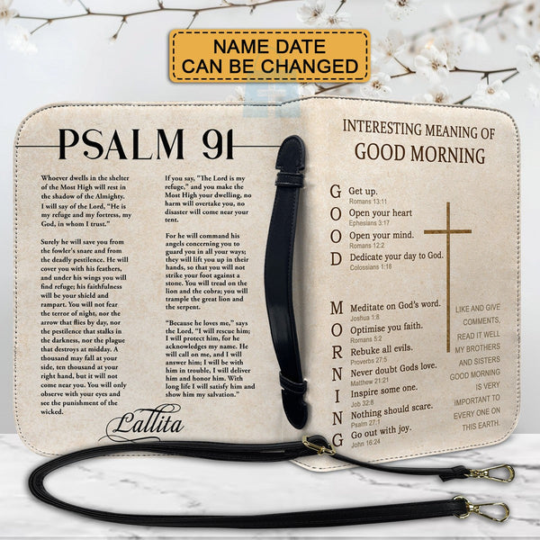 Meaning of Good Morning Personalized Bible Cover