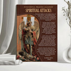 Personalized "Spiritual Warfare Prayers" Leather Journal