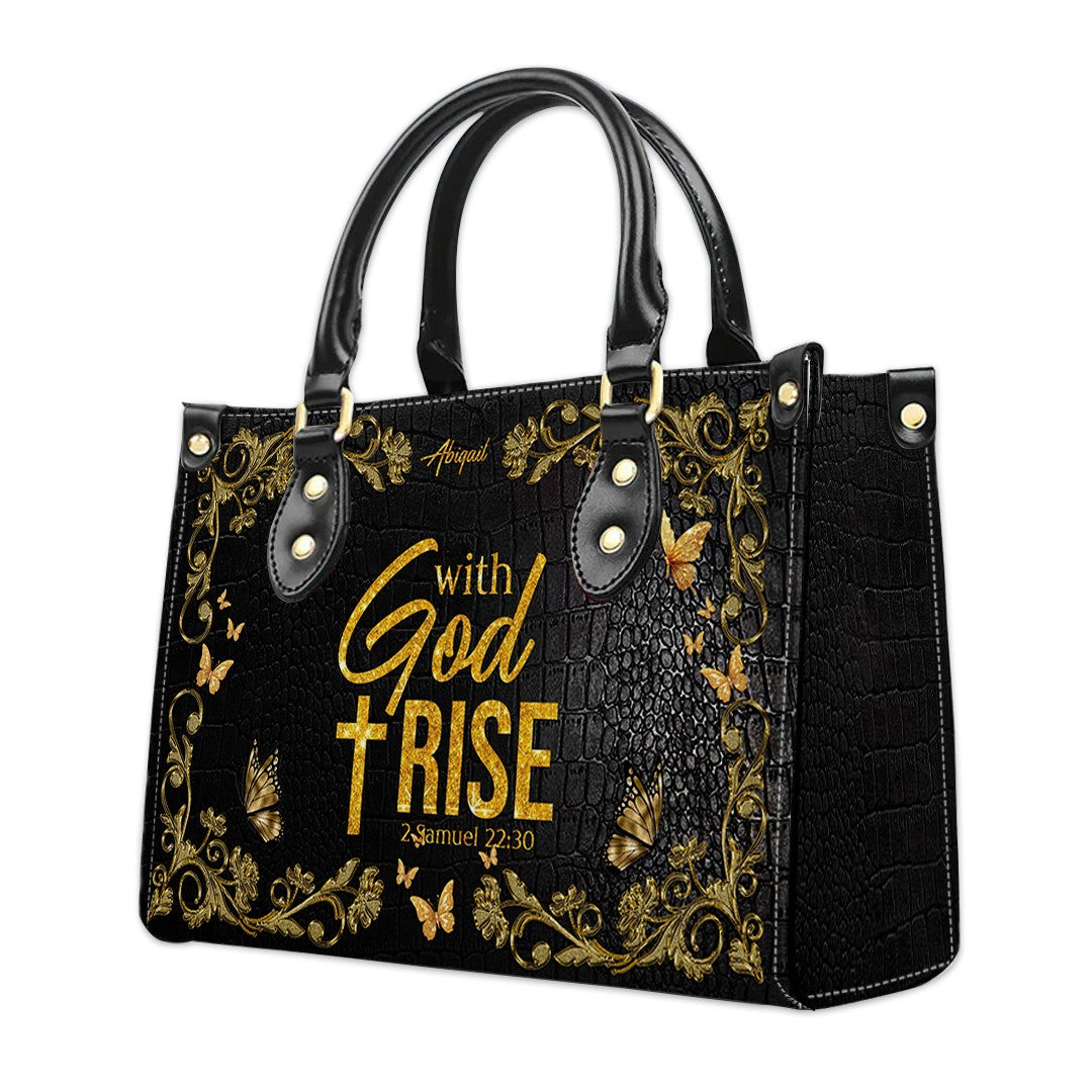Strength & Courage Personalized Christian Handbag