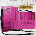 Personalized Pink Name Meaning Bible Cover